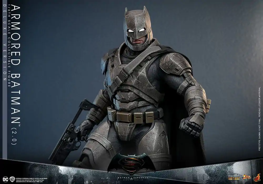 Batman v Superman: Dawn of Justice Movie Masterpiece Actionfigur 1/6 Armored Batman 2.0 (Deluxe Version) 33 cm termékfotó