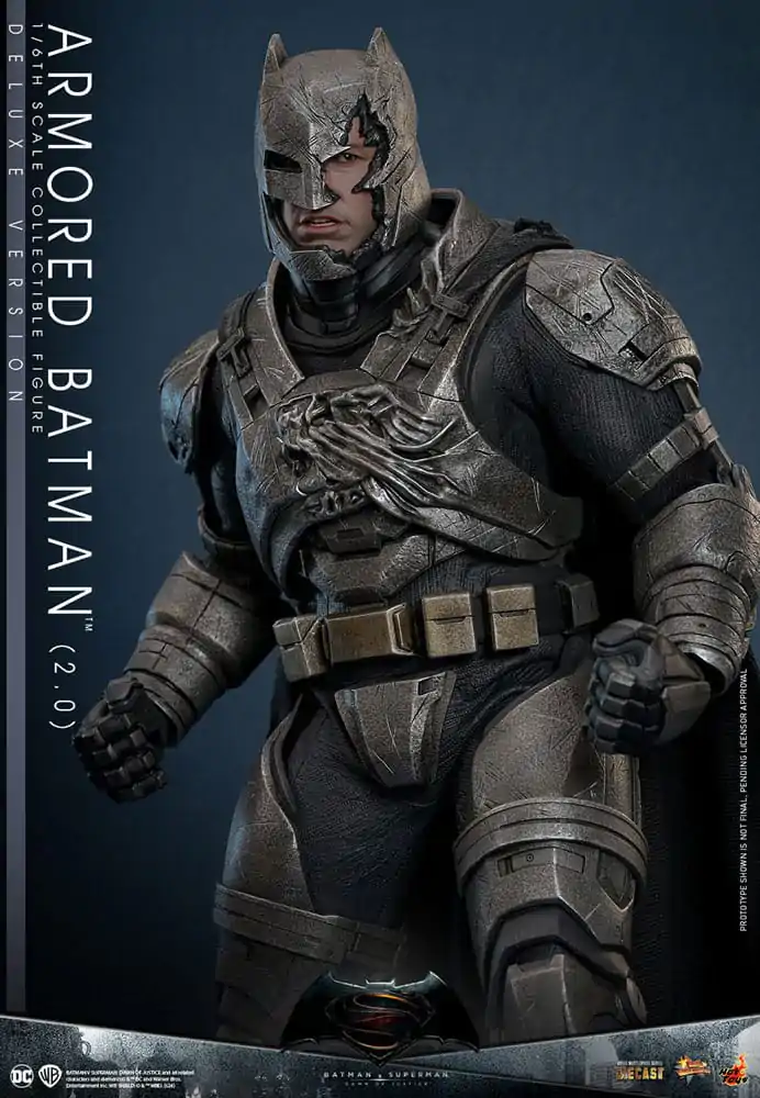 Batman v Superman: Dawn of Justice Movie Masterpiece Actionfigur 1/6 Armored Batman 2.0 (Deluxe Version) 33 cm termékfotó