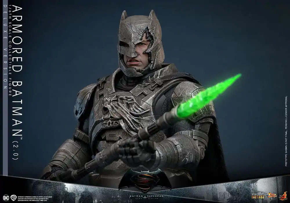 Batman v Superman: Dawn of Justice Movie Masterpiece Actionfigur 1/6 Armored Batman 2.0 (Deluxe Version) 33 cm termékfotó