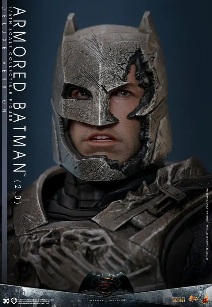 Batman v Superman: Dawn of Justice Movie Masterpiece Actionfigur 1/6 Armored Batman 2.0 (Deluxe Version) 33 cm termékfotó