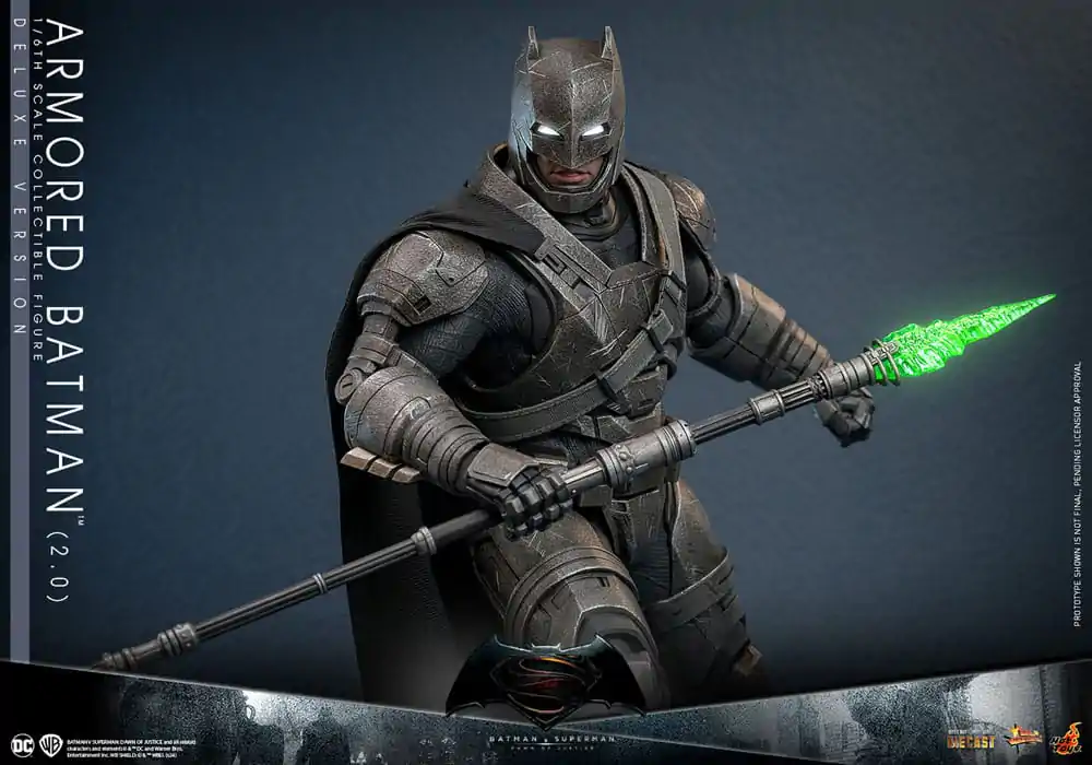 Batman v Superman: Dawn of Justice Movie Masterpiece Actionfigur 1/6 Armored Batman 2.0 (Deluxe Version) 33 cm termékfotó