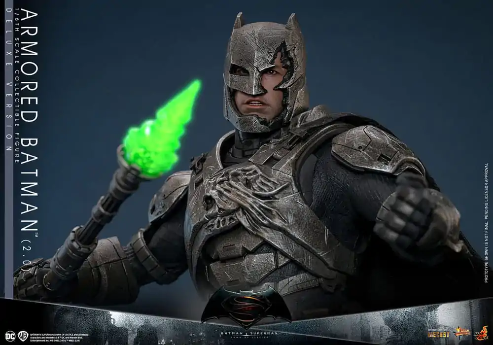 Batman v Superman: Dawn of Justice Movie Masterpiece Actionfigur 1/6 Armored Batman 2.0 (Deluxe Version) 33 cm termékfotó