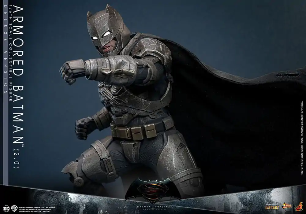 Batman v Superman: Dawn of Justice Movie Masterpiece Actionfigur 1/6 Armored Batman 2.0 (Deluxe Version) 33 cm termékfotó