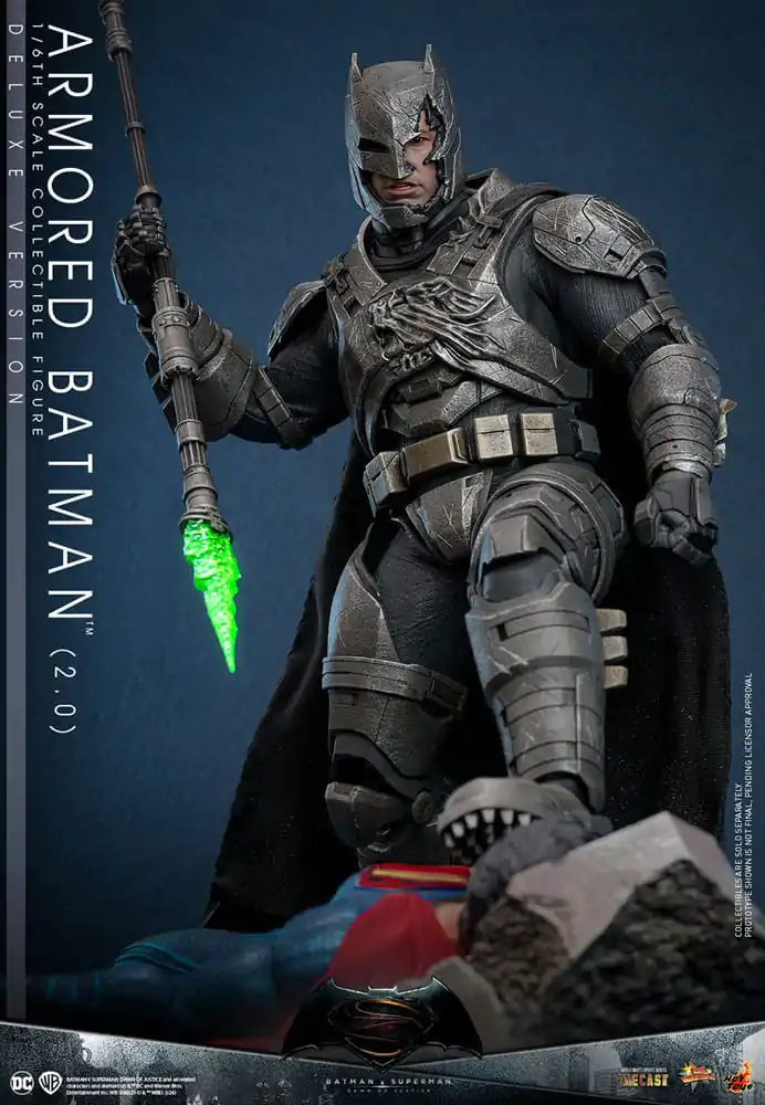 Batman v Superman: Dawn of Justice Movie Masterpiece Actionfigur 1/6 Armored Batman 2.0 (Deluxe Version) 33 cm termékfotó