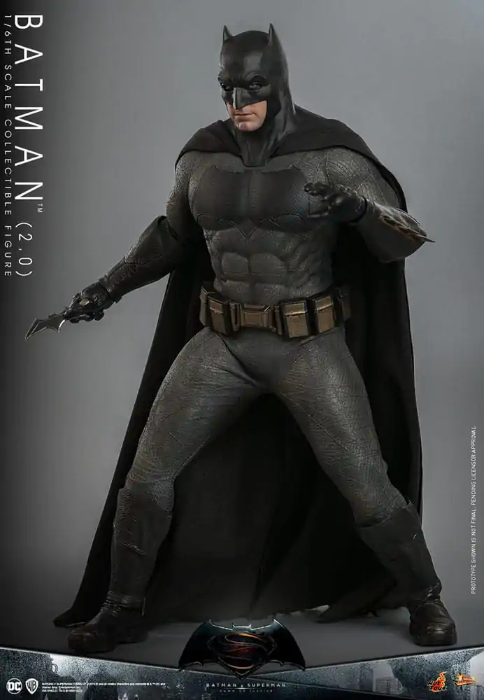 Batman v Superman: Dawn of Justice Movie Masterpiece Actionfigur 1/6 Batman 2.0 32 cm termékfotó