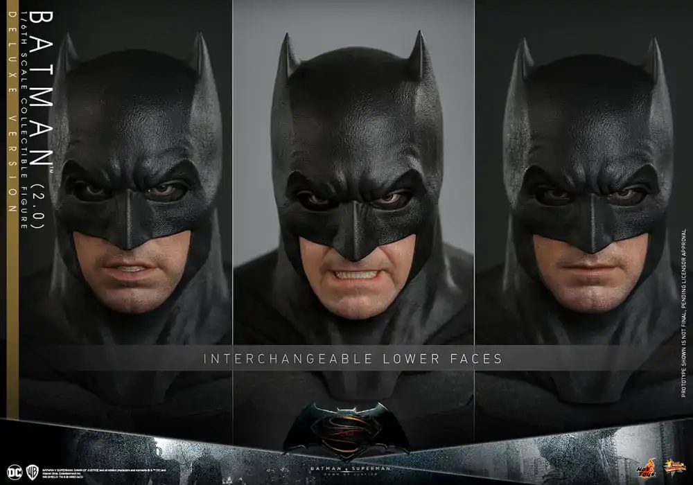 Batman v Superman: Dawn of Justice Movie Masterpiece Actionfigur 1/6 Batman 2.0 (Deluxe Version) 32 cm Produktfoto