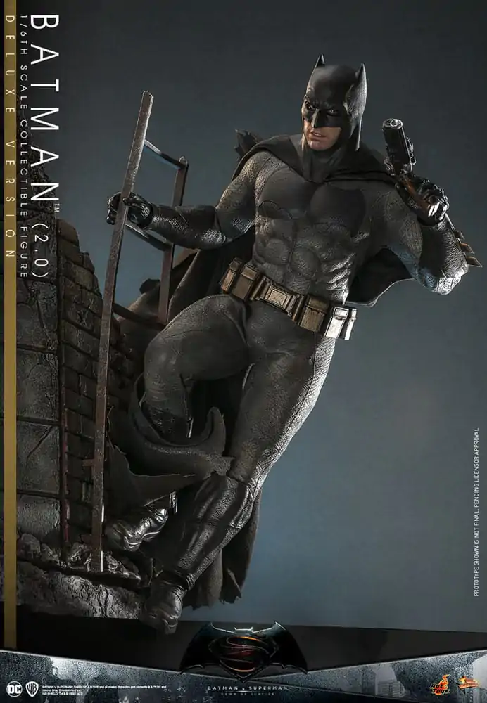 Batman v Superman: Dawn of Justice Movie Masterpiece Actionfigur 1/6 Batman 2.0 (Deluxe Version) 32 cm Produktfoto