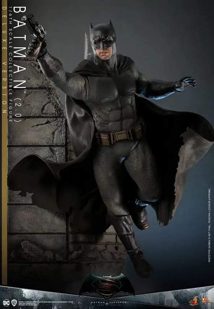 Batman v Superman: Dawn of Justice Movie Masterpiece Actionfigur 1/6 Batman 2.0 (Deluxe Version) 32 cm Produktfoto