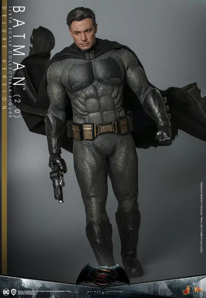 Batman v Superman: Dawn of Justice Movie Masterpiece Actionfigur 1/6 Batman 2.0 (Deluxe Version) 32 cm Produktfoto