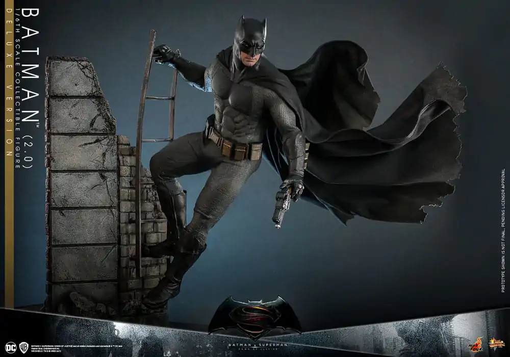 Batman v Superman: Dawn of Justice Movie Masterpiece Actionfigur 1/6 Batman 2.0 (Deluxe Version) 32 cm Produktfoto