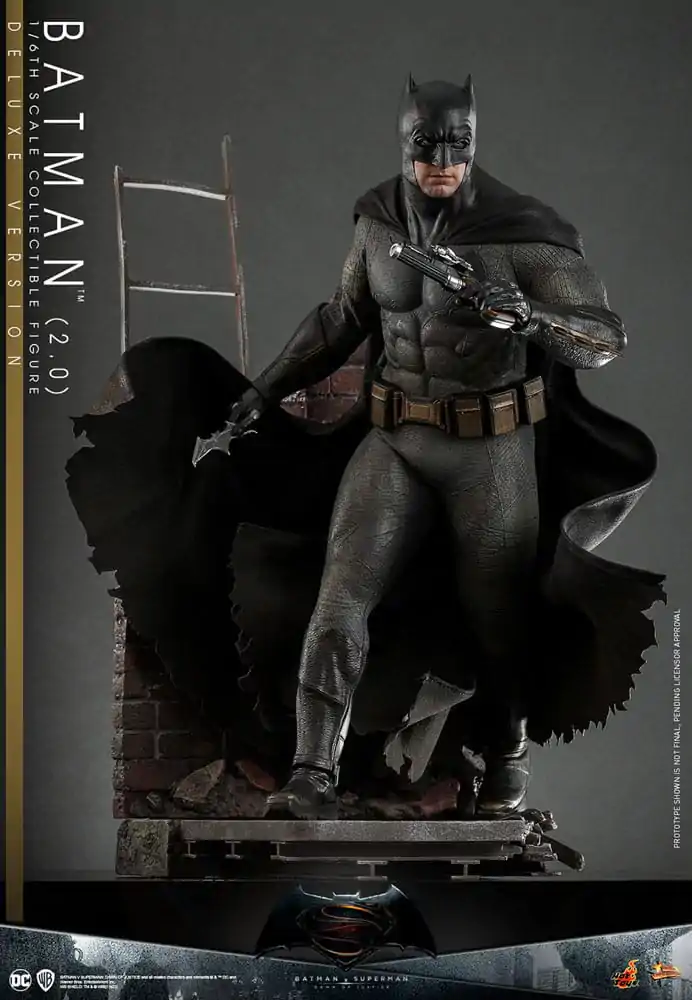 Batman v Superman: Dawn of Justice Movie Masterpiece Actionfigur 1/6 Batman 2.0 (Deluxe Version) 32 cm Produktfoto