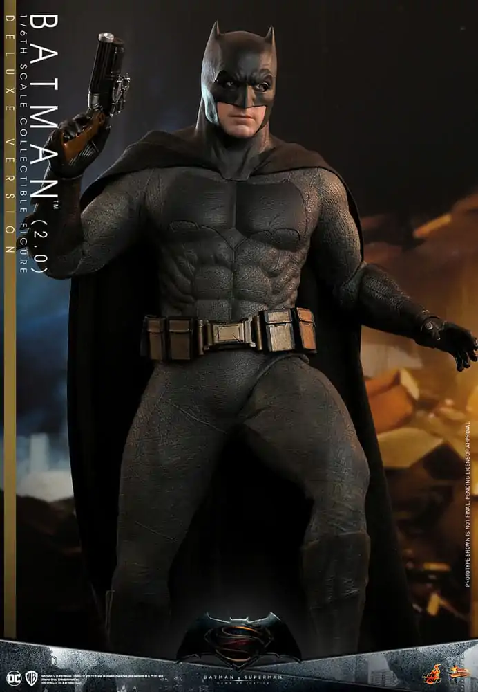 Batman v Superman: Dawn of Justice Movie Masterpiece Actionfigur 1/6 Batman 2.0 (Deluxe Version) 32 cm Produktfoto
