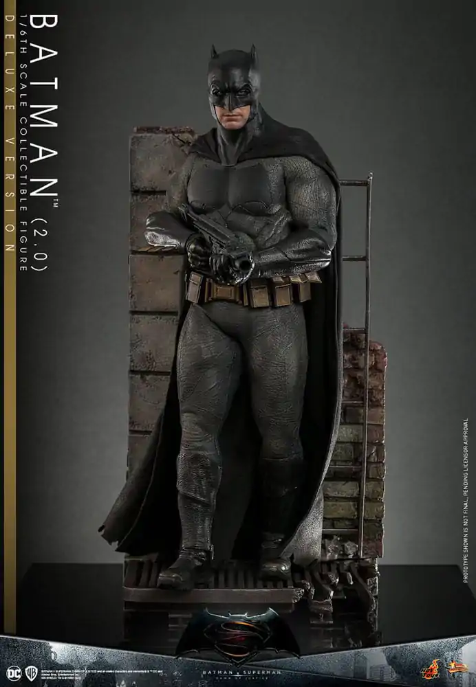 Batman v Superman: Dawn of Justice Movie Masterpiece Actionfigur 1/6 Batman 2.0 (Deluxe Version) 32 cm Produktfoto
