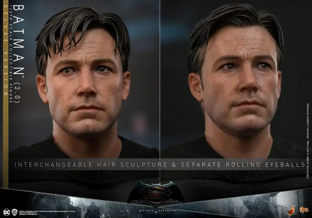 Batman v Superman: Dawn of Justice Movie Masterpiece Actionfigur 1/6 Batman 2.0 (Deluxe Version) 32 cm Produktfoto