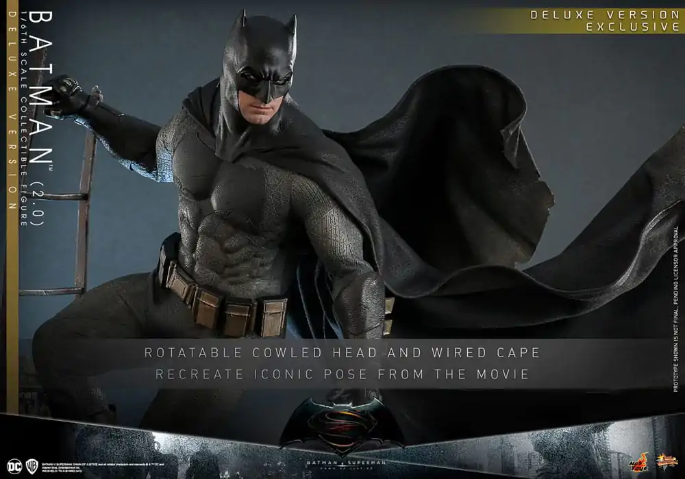 Batman v Superman: Dawn of Justice Movie Masterpiece Actionfigur 1/6 Batman 2.0 (Deluxe Version) 32 cm Produktfoto