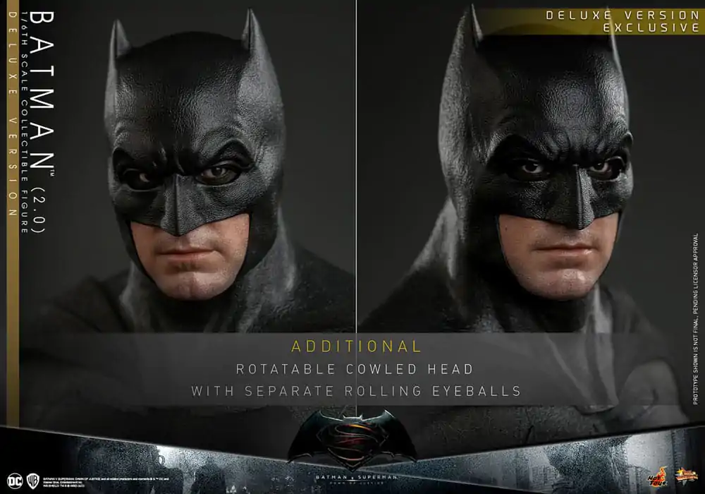 Batman v Superman: Dawn of Justice Movie Masterpiece Actionfigur 1/6 Batman 2.0 (Deluxe Version) 32 cm Produktfoto
