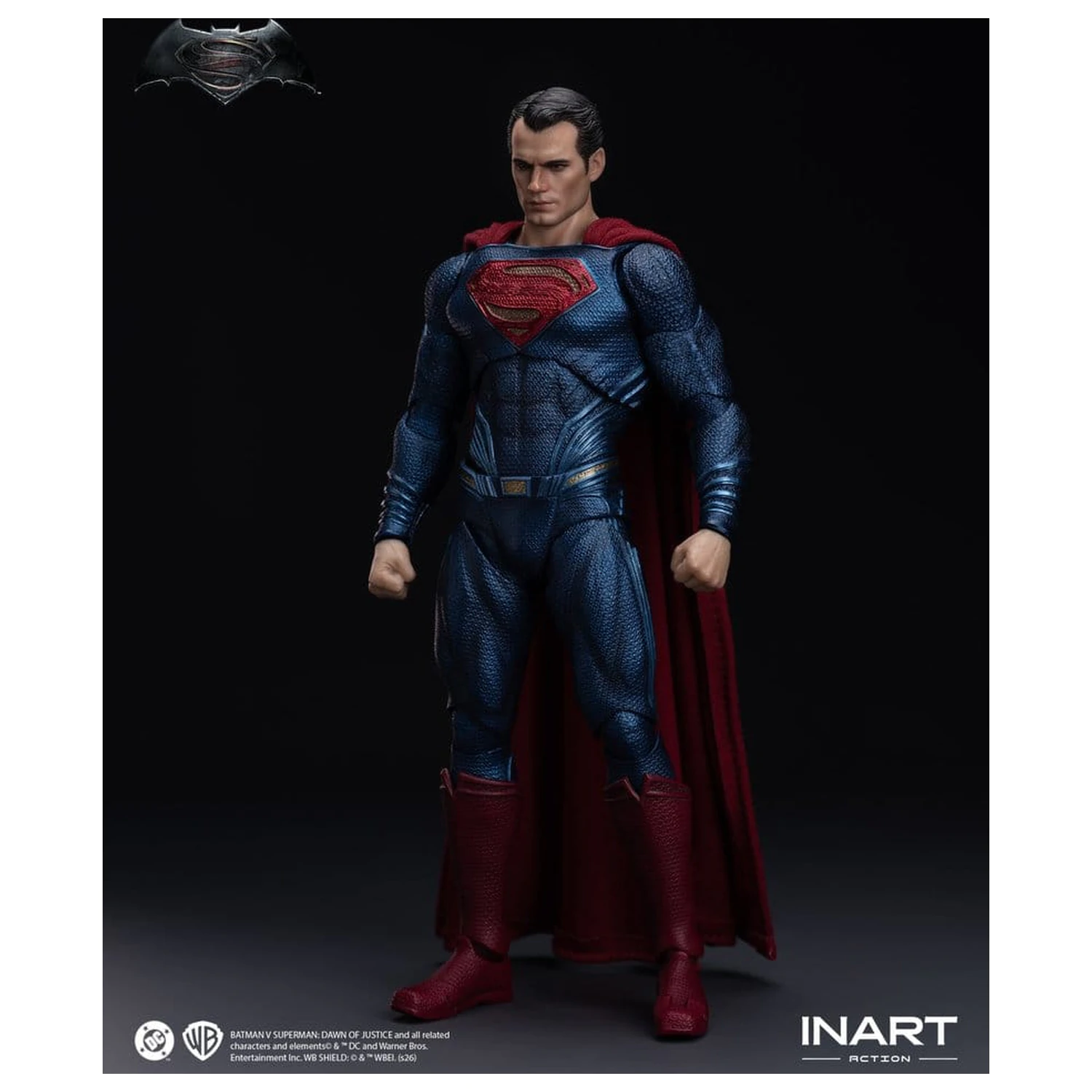 Batman vs Superman: Dawn of Justice Actionfigur 1/12 Superman 17 cm Produktfoto