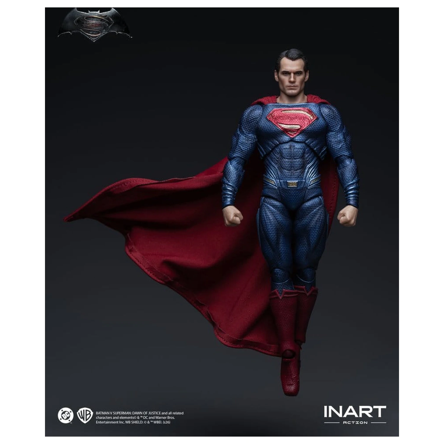 Batman vs Superman: Dawn of Justice Actionfigur 1/12 Superman 17 cm Produktfoto