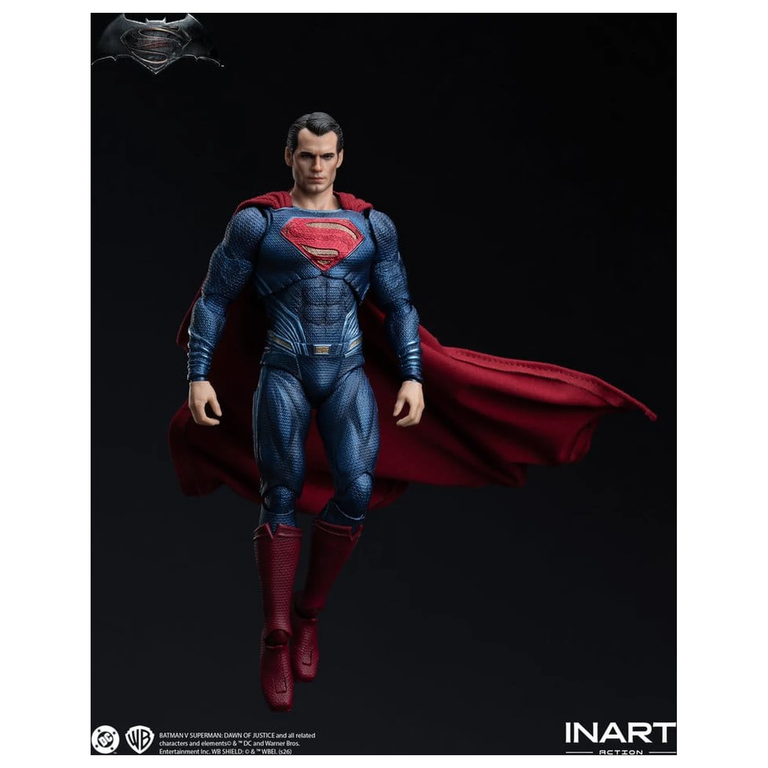 Batman vs Superman: Dawn of Justice Actionfigur 1/12 Superman 17 cm Produktfoto