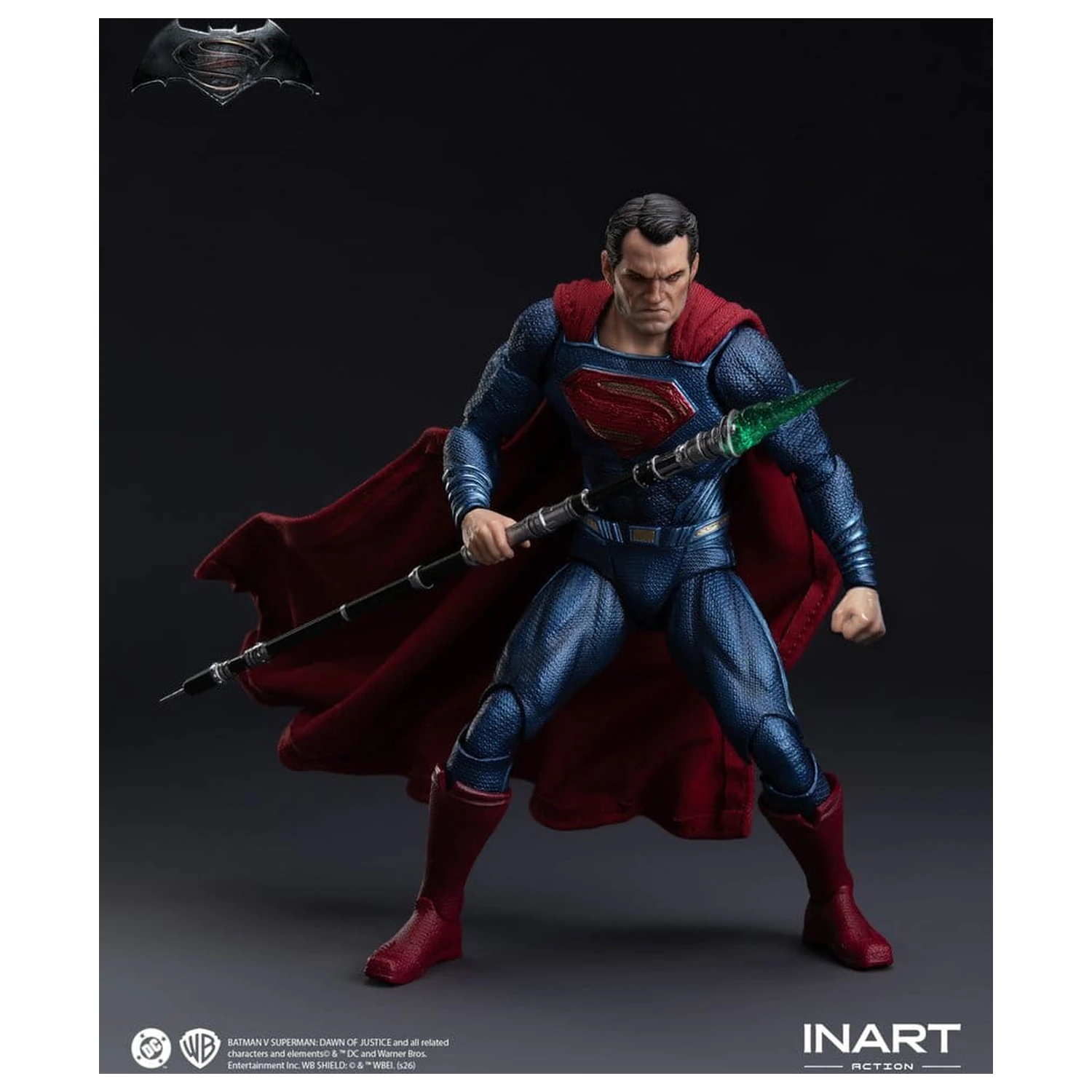Batman vs Superman: Dawn of Justice Actionfigur 1/12 Superman 17 cm Produktfoto