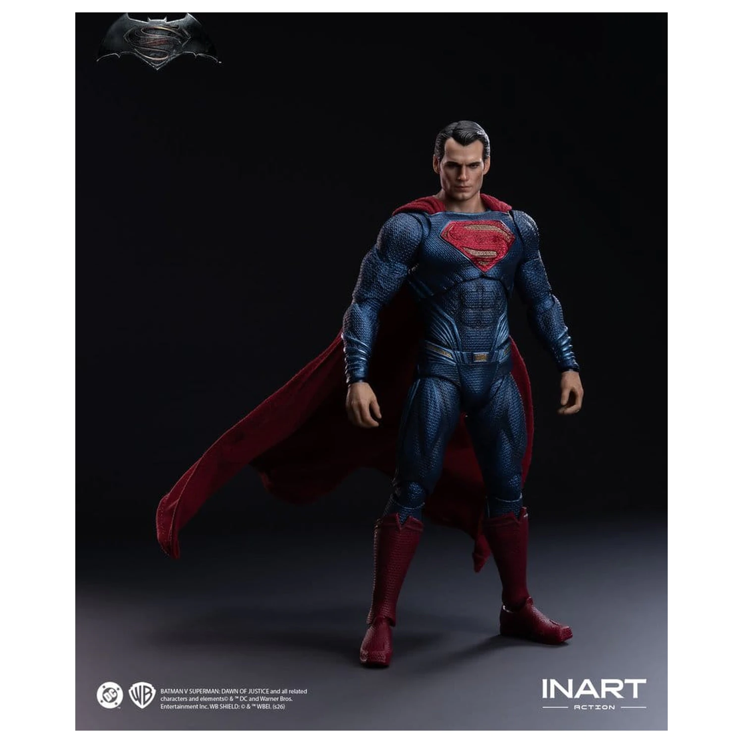 Batman vs Superman: Dawn of Justice Actionfigur 1/12 Superman 17 cm Produktfoto