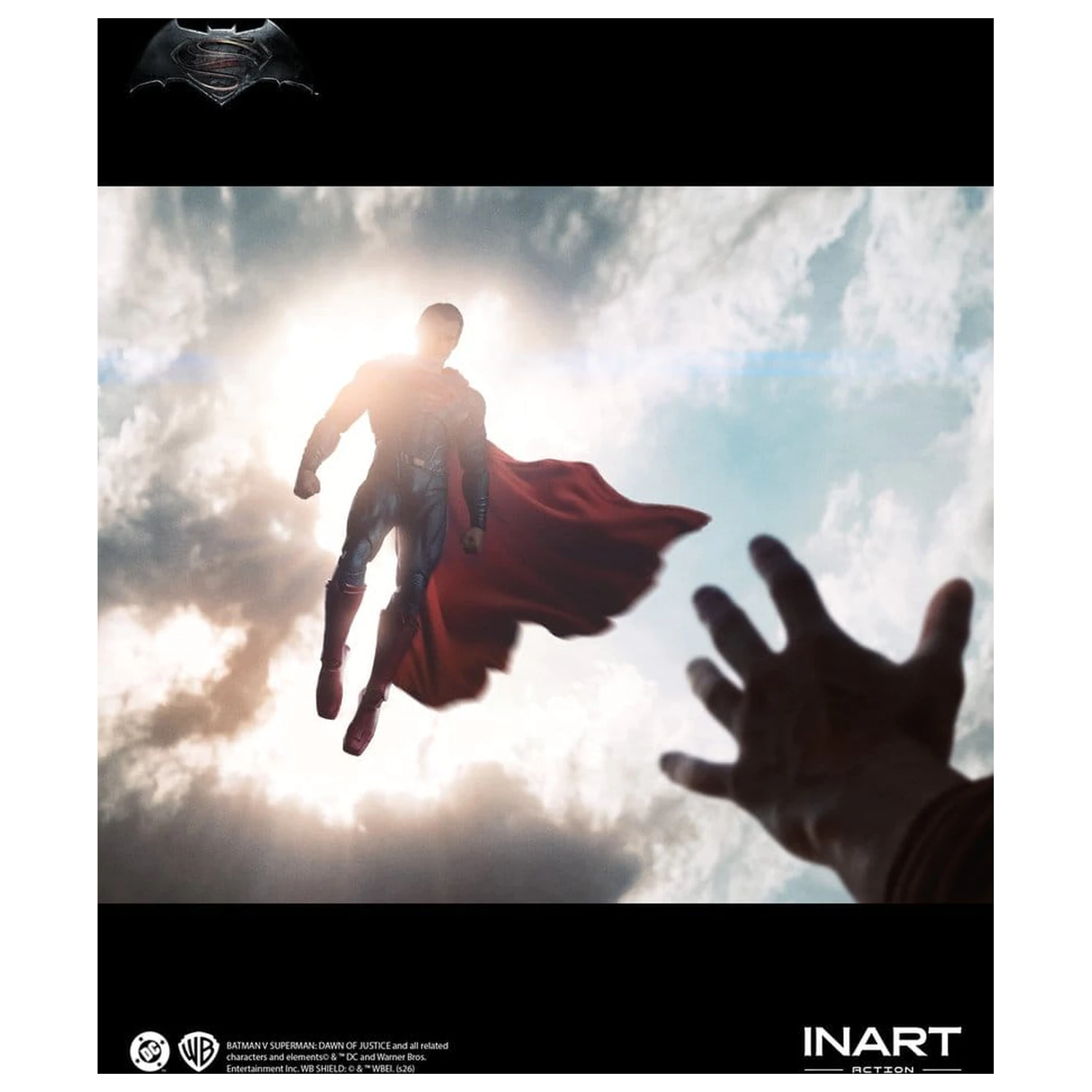 Batman vs Superman: Dawn of Justice Actionfigur 1/12 Superman 17 cm Produktfoto