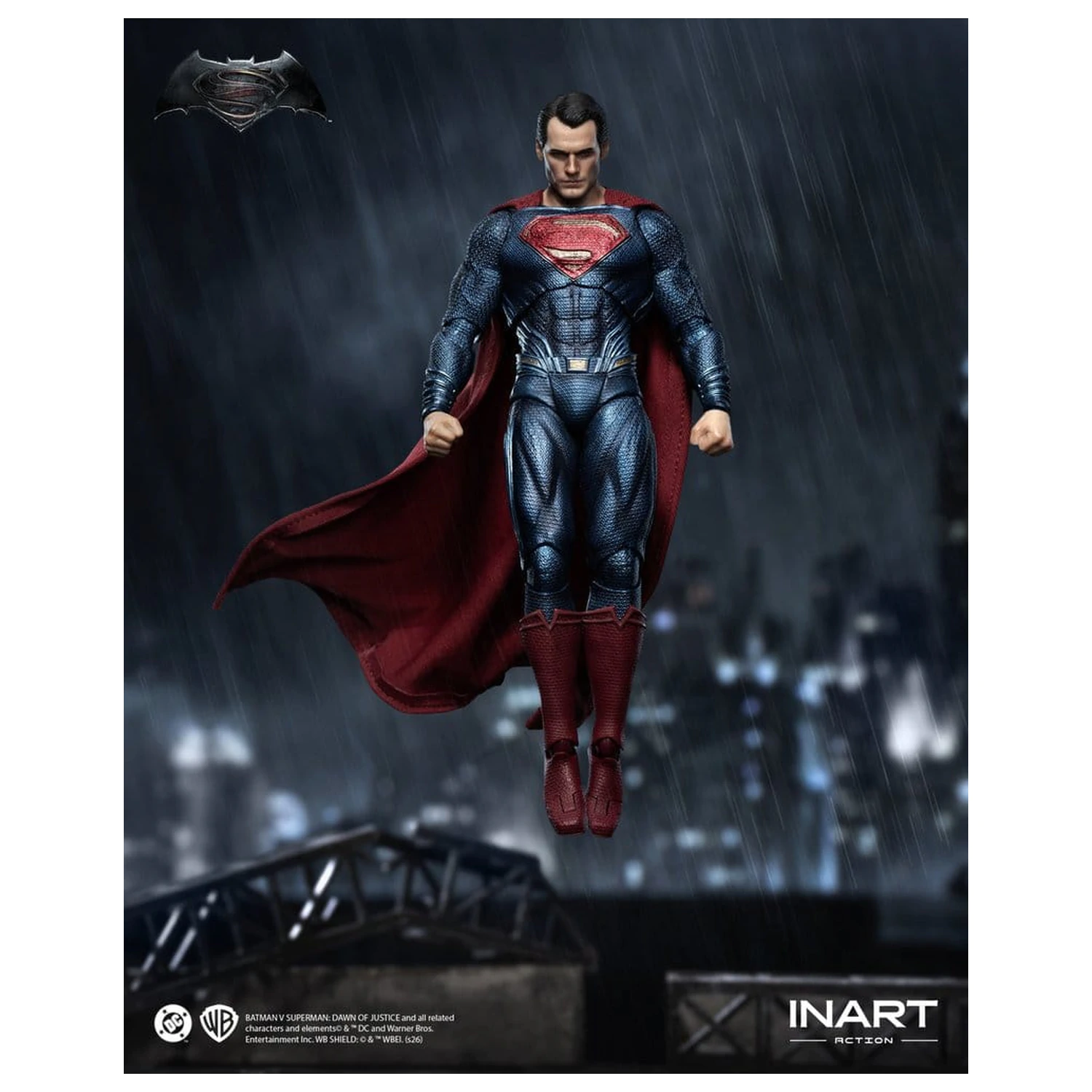 Batman vs Superman: Dawn of Justice Actionfigur 1/12 Superman 17 cm Produktfoto
