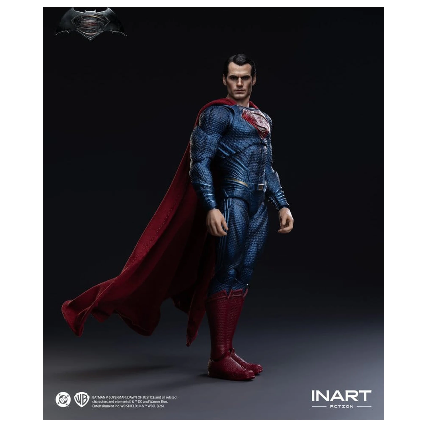 Batman vs Superman: Dawn of Justice Actionfigur 1/12 Superman 17 cm Produktfoto