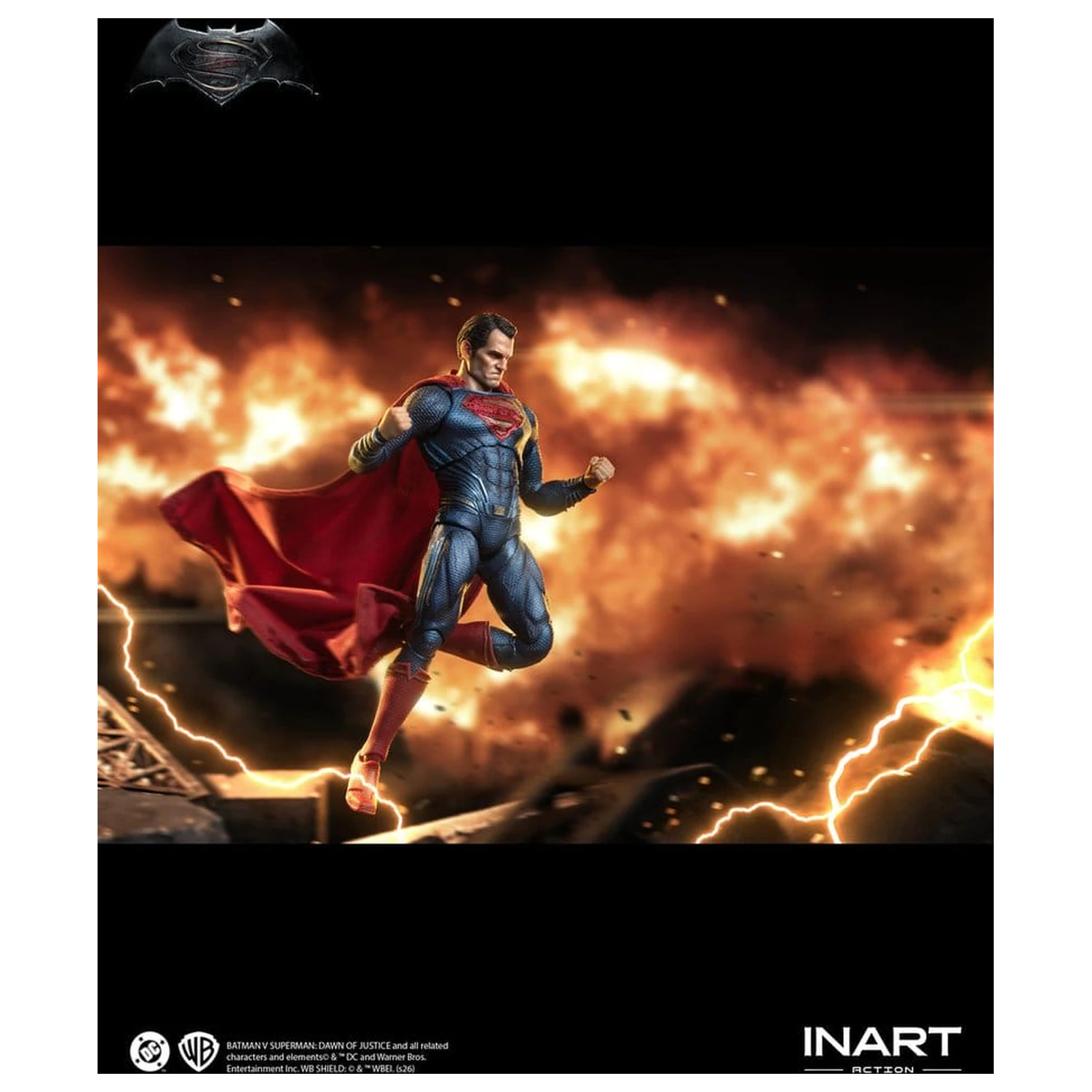 Batman vs Superman: Dawn of Justice Actionfigur 1/12 Superman 17 cm Produktfoto