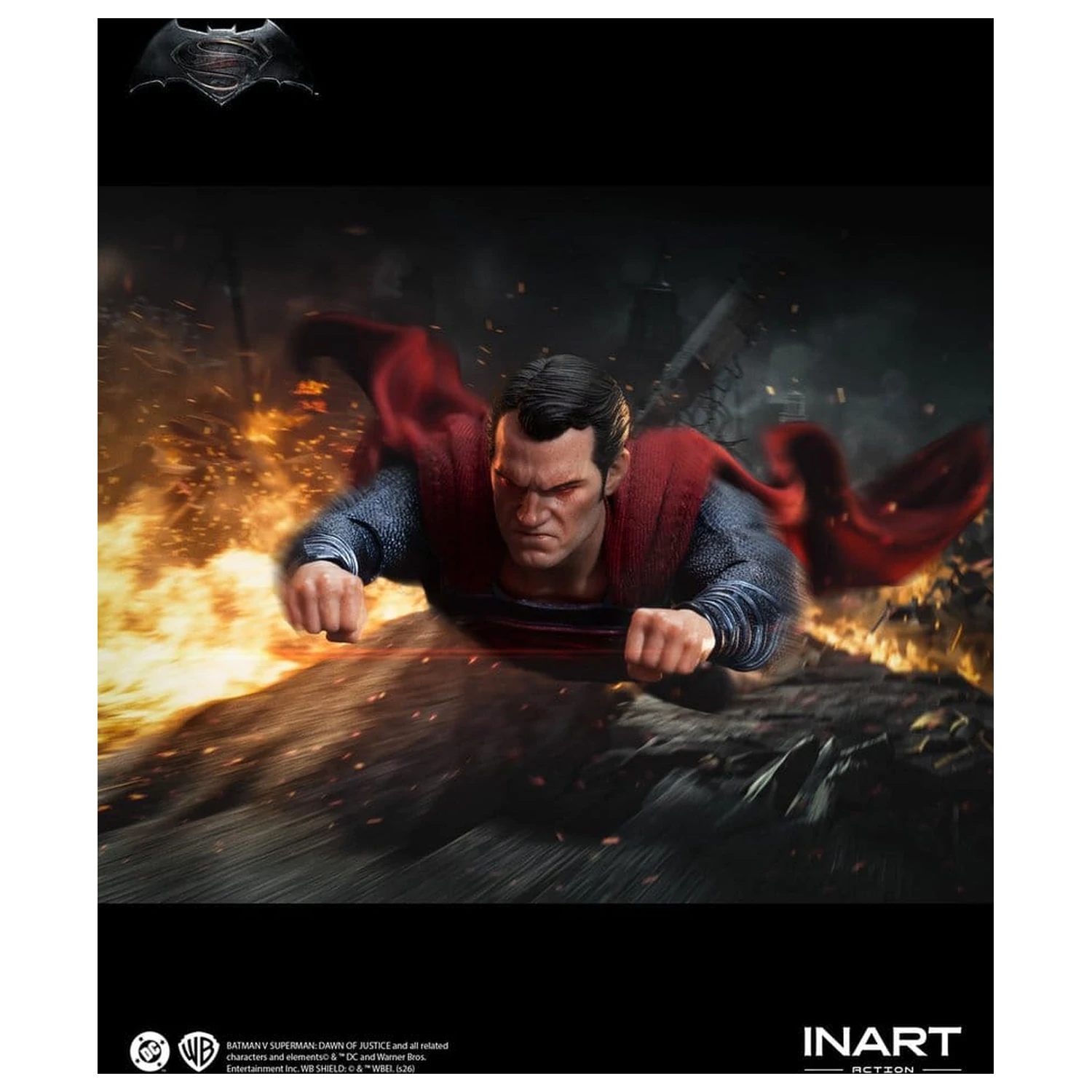 Batman vs Superman: Dawn of Justice Actionfigur 1/12 Superman 17 cm Produktfoto