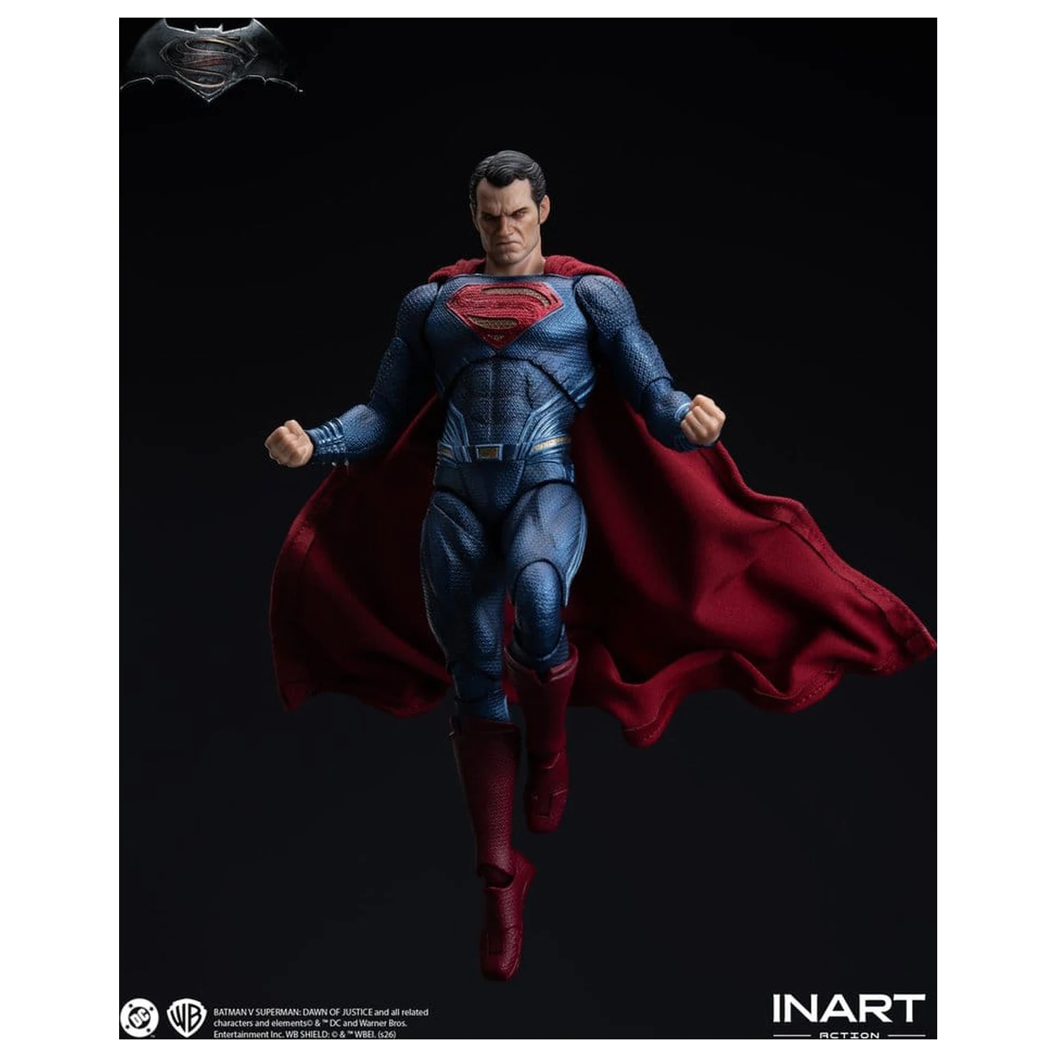 Batman vs Superman: Dawn of Justice Actionfigur 1/12 Superman 17 cm Produktfoto