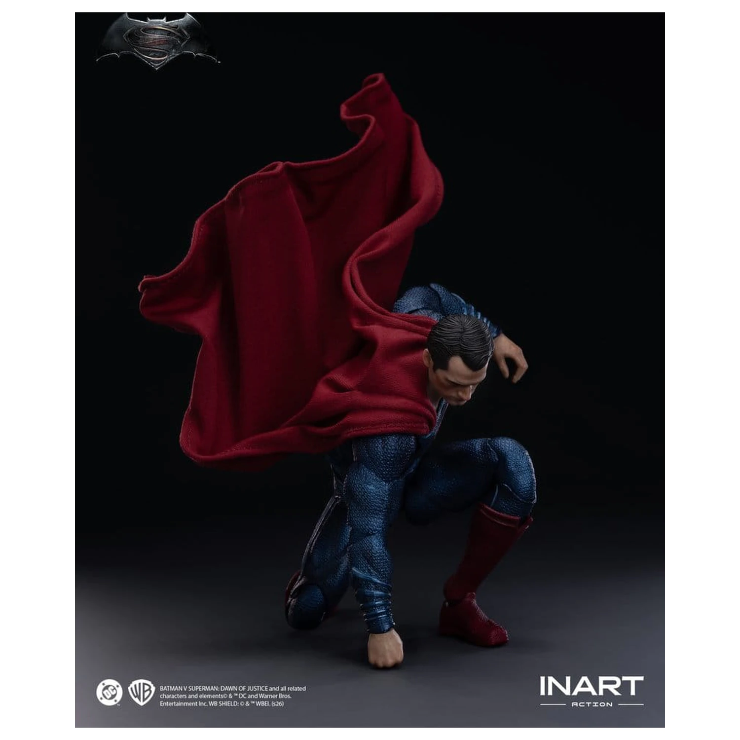 Batman vs Superman: Dawn of Justice Actionfigur 1/12 Superman 17 cm Produktfoto