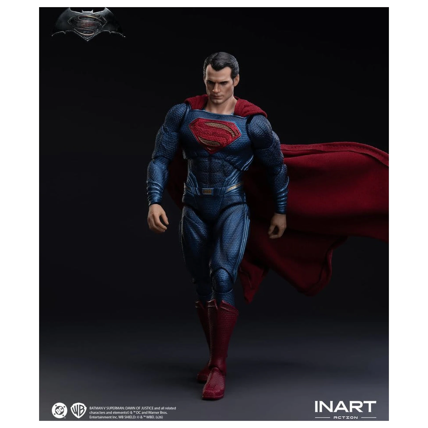 Batman vs Superman: Dawn of Justice Actionfigur 1/12 Superman 17 cm Produktfoto