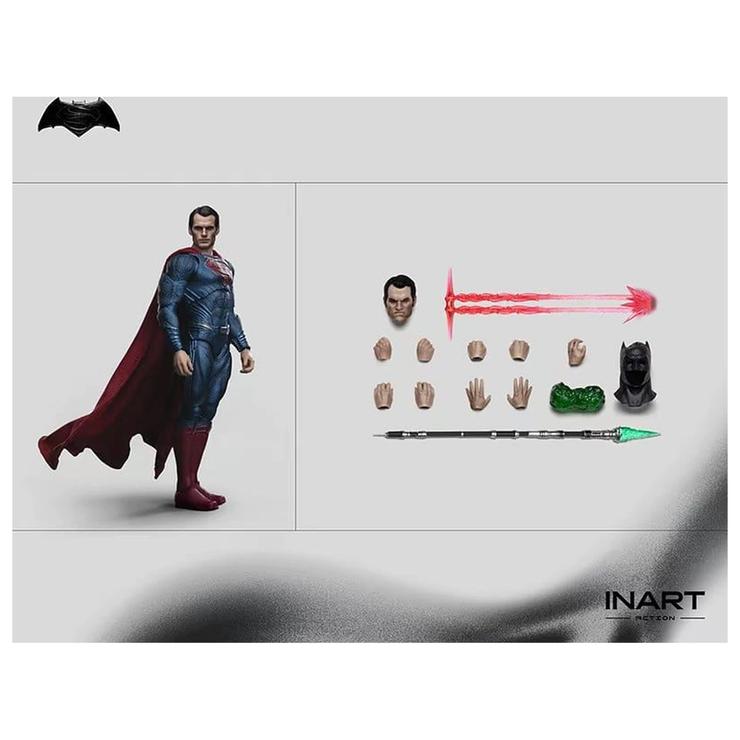 Batman vs Superman: Dawn of Justice Actionfigur 1/12 Superman 17 cm Produktfoto