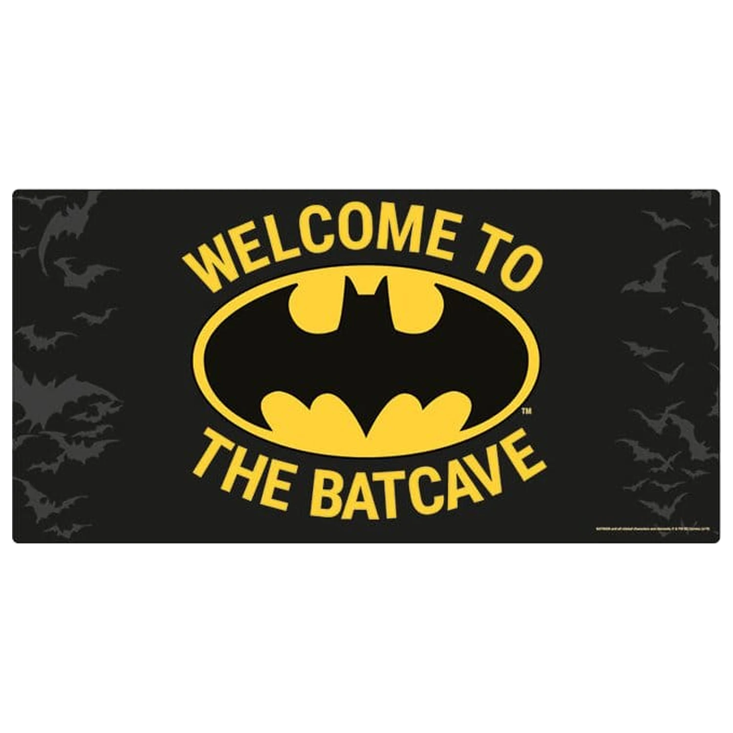 Batman Metallschild Welcome to the Batcave 60x30 cm Produktfoto