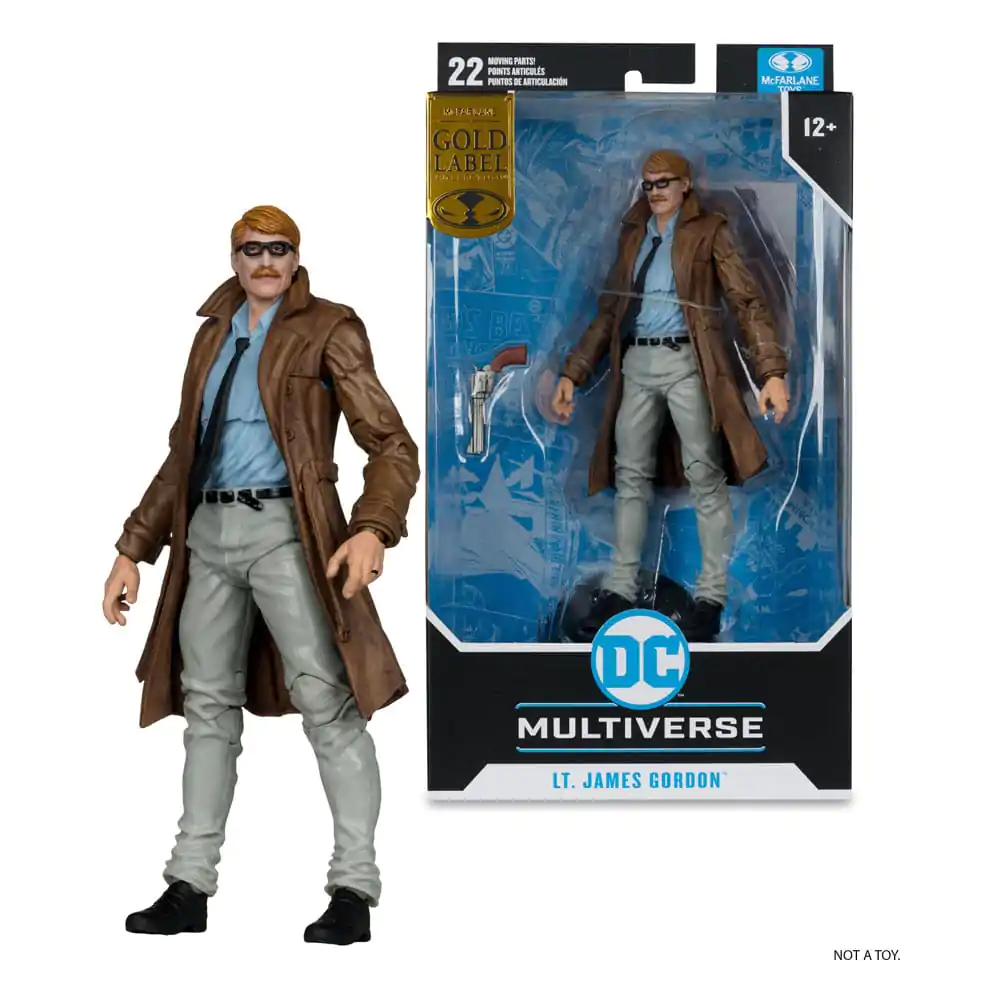 Batman Year One (Part 4) DC Multiverse Action Figur Lt. James Gordon (Gold Label) 18 cm Produktfoto