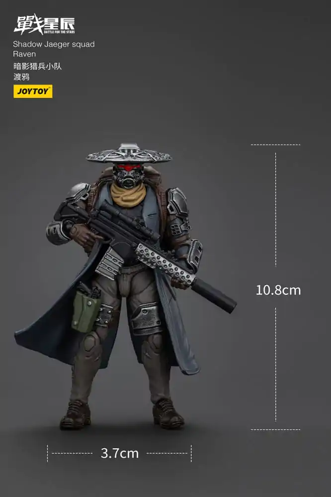Battle For the Stars Actionfigur Shadow Jaeger Squad Raven 16 cm Produktfoto
