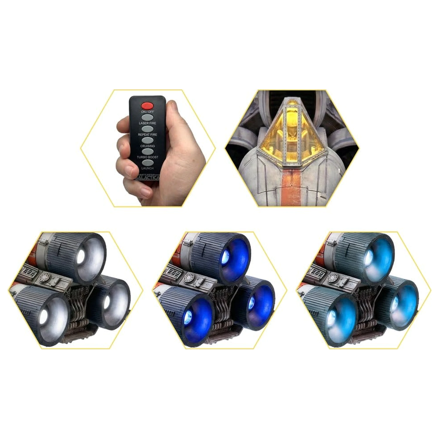 Battlestar Galactica Action-Figur mit Fahrzeug Colonial Viper Mk & Lieutenant Boomer Produktfoto