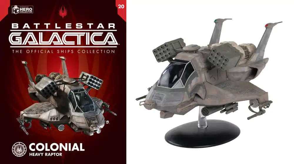 Battlestar Galactica Diecast Mini Repliken Heavy Raptor termékfotó