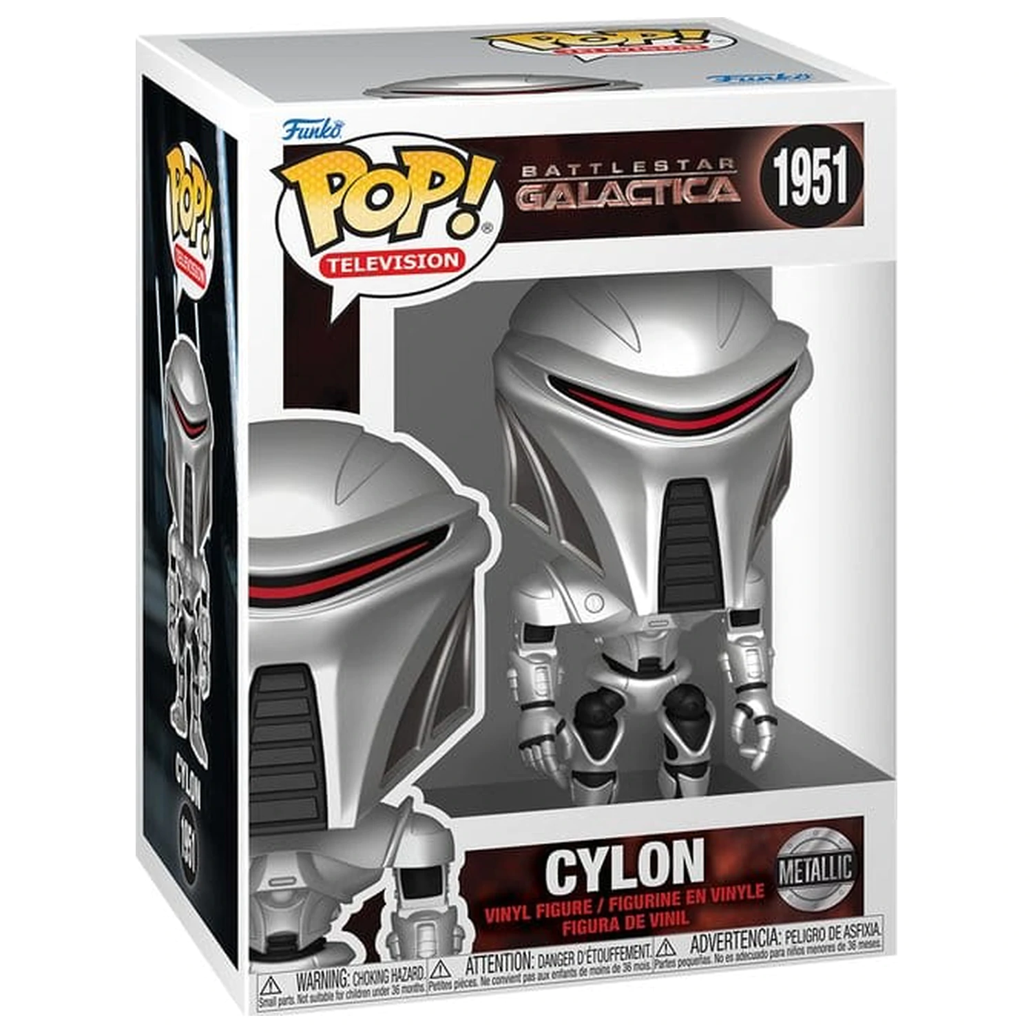 Battlestar Galactica Funko POP! Television Vinyl Figur Cylon(MT) 9 cm Produktfoto