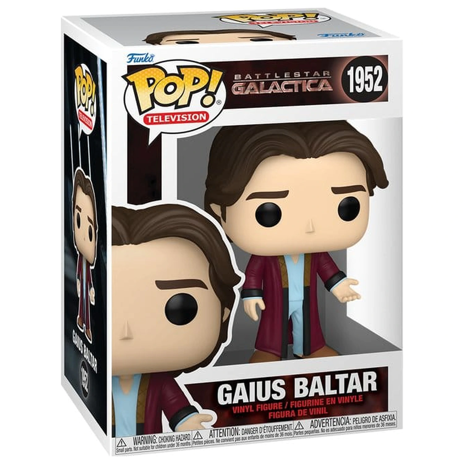 Battlestar Galactica Funko POP! Television Vinyl Figur Gaius Baltar 9 cm Produktfoto