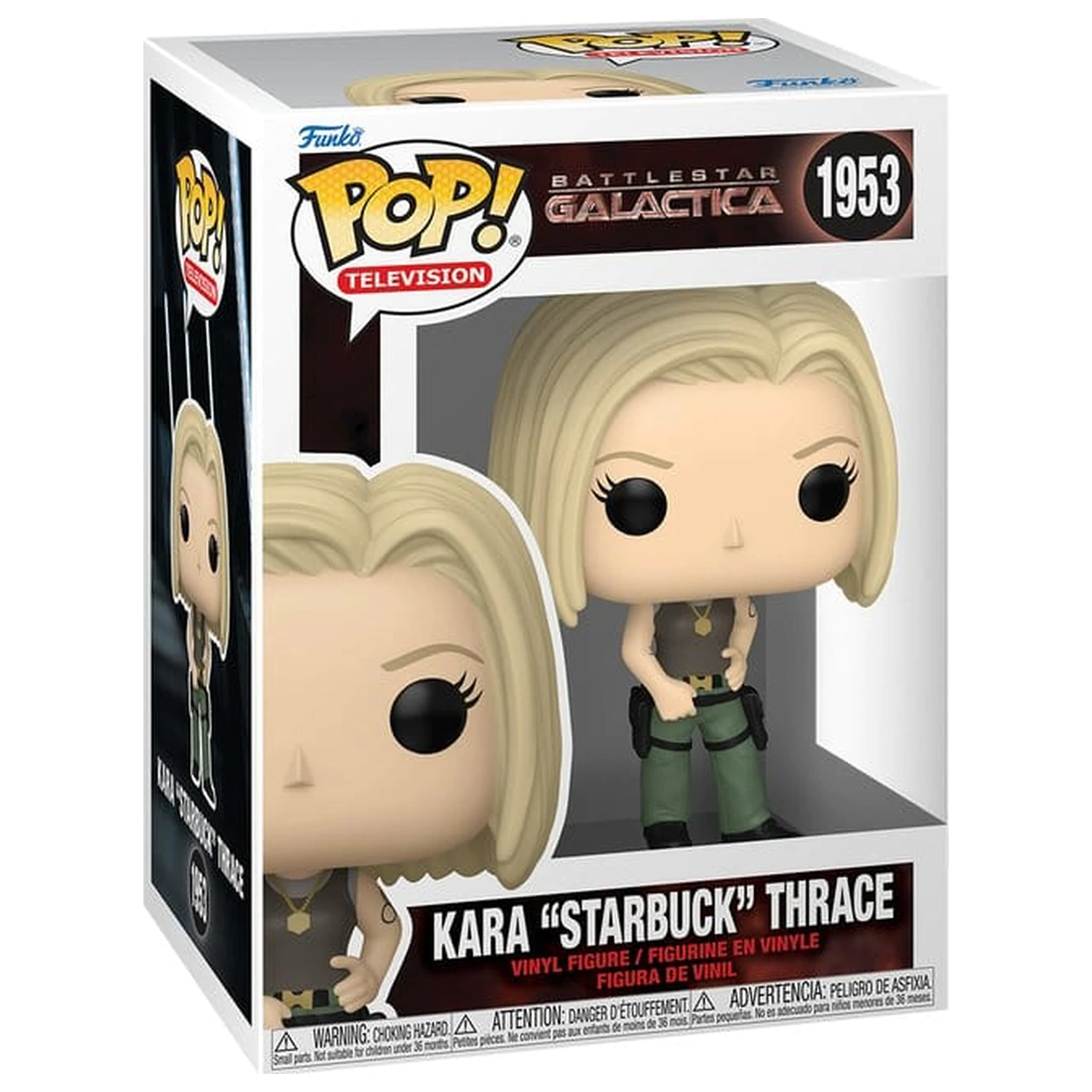 Battlestar Galactica Funko POP! Television Vinyl Figur Kara Thrace 9 cm Produktfoto