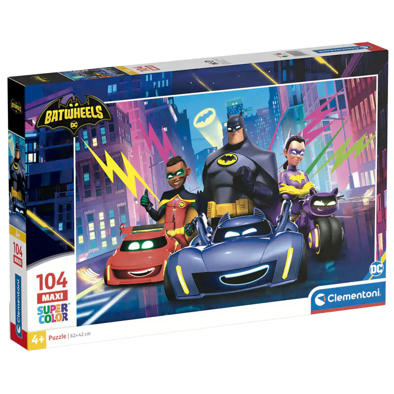 DC Comics Batwheels maxi Puzzle 104St Produktfoto