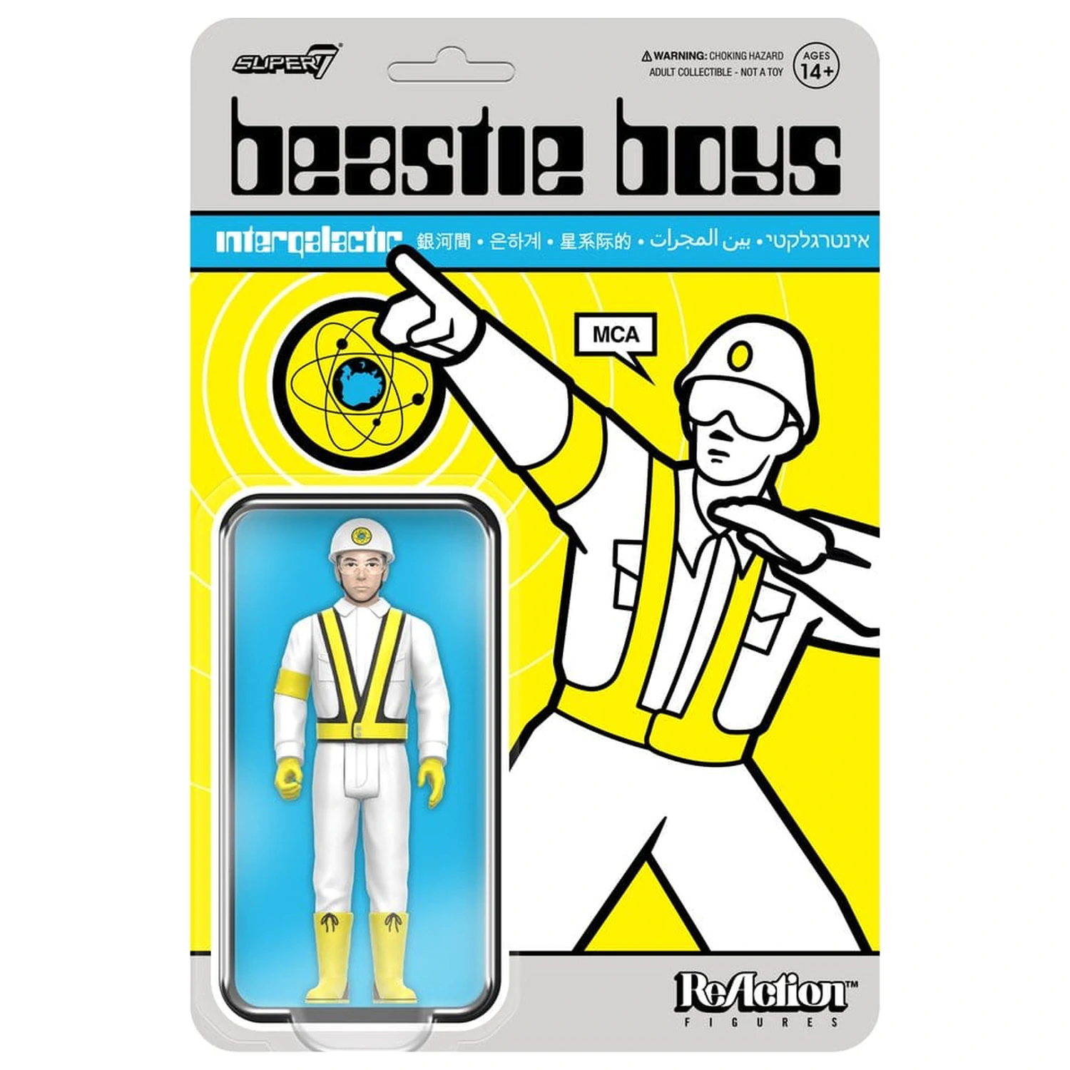 Beastie Boys ReAction Action Figur Wave 04 MCA (Intergalactic Crossing Guard) Produktfoto