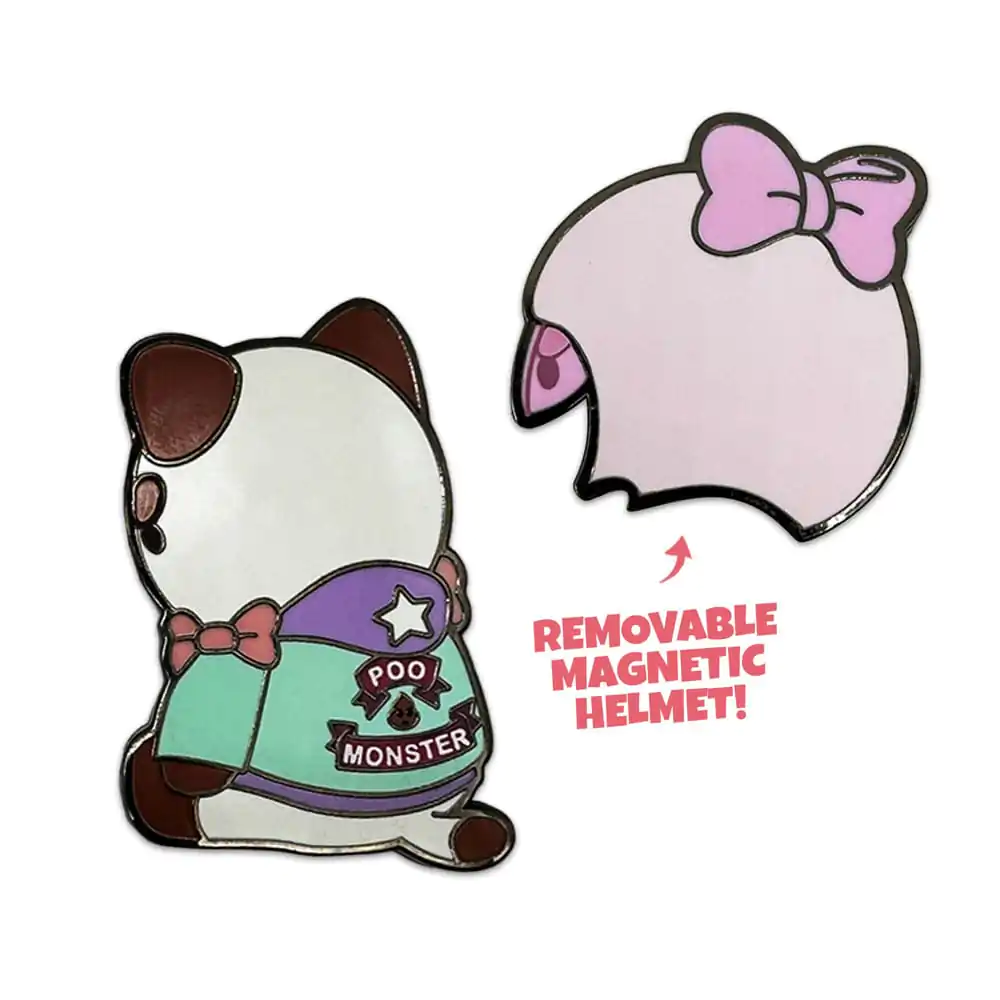 Bee and PuppyCat Magnetischer Ansteck-Pin PuppyCat 5 cm Produktfoto