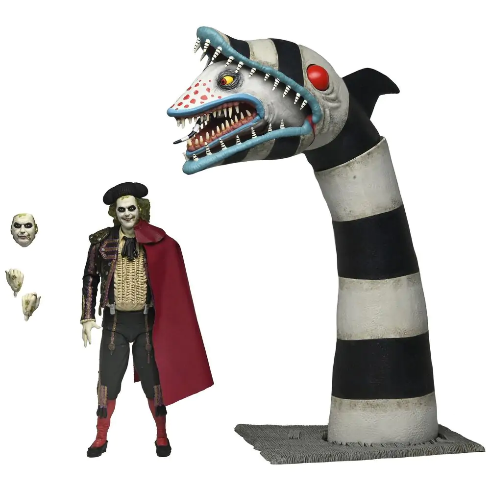 Beetlejuice 2 Matador Beetlejuice & Sandworm Ultimate Figuren Produktfoto