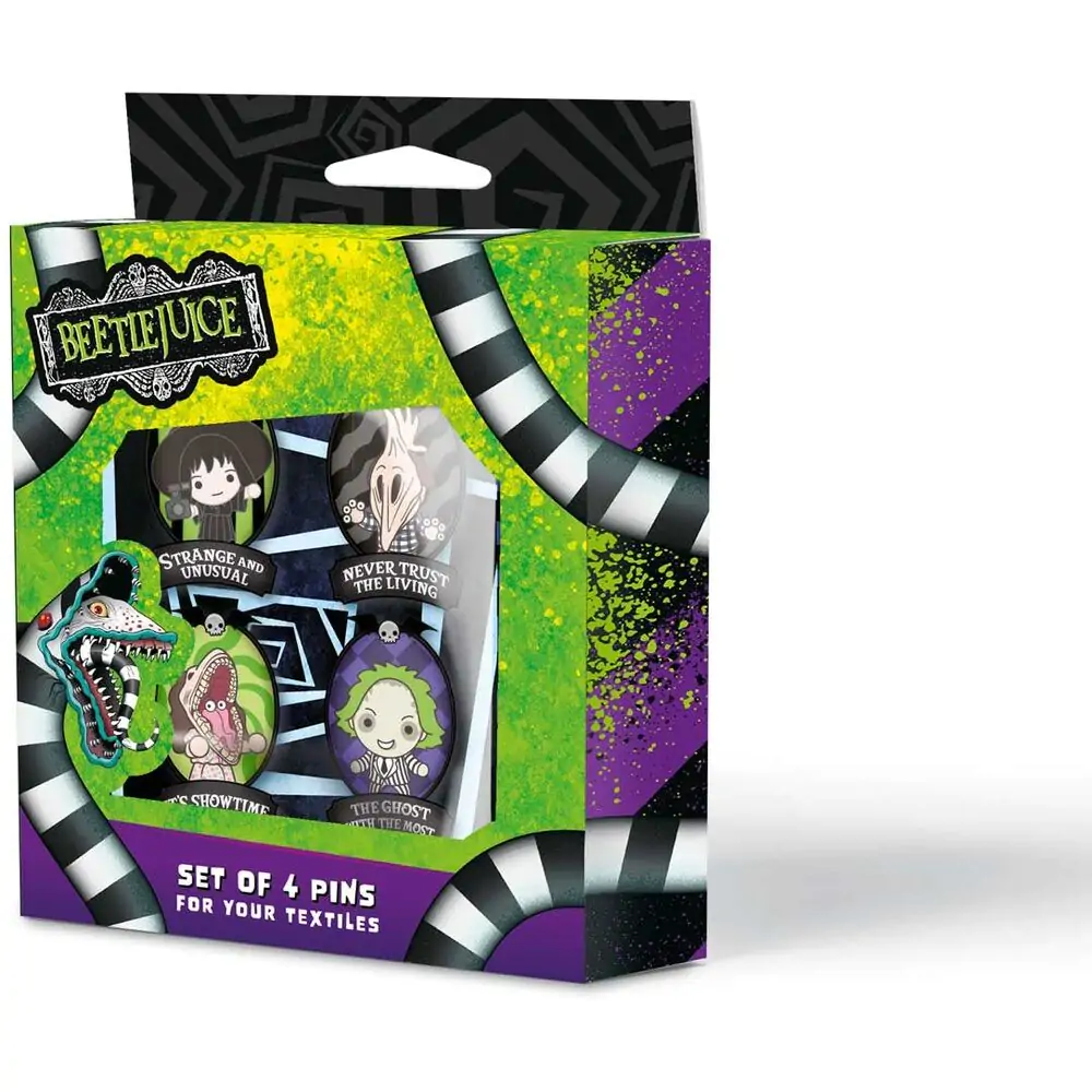 Beetlejuice 4er-Pin-Set Produktfoto