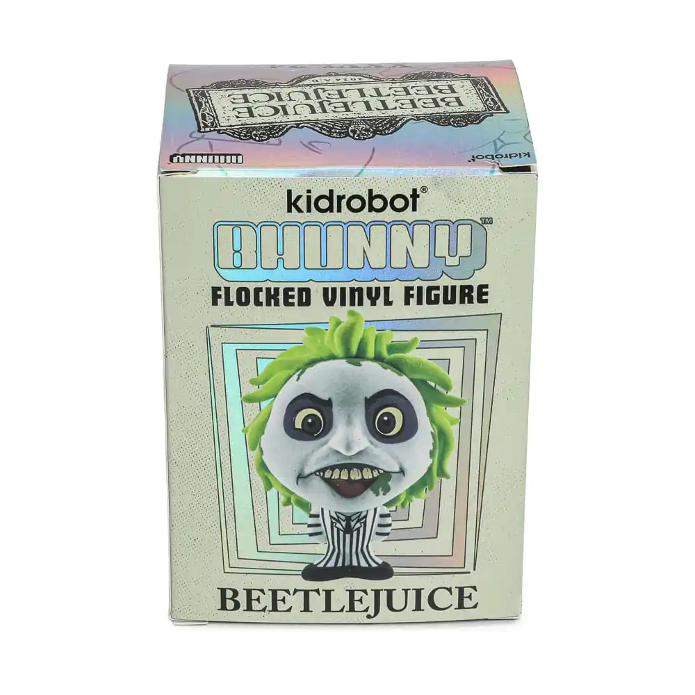 Beetlejuice Beetlejuice Bhunny Flocked Vinyl Figur Beetlejuice Striped Suit 10 cm termékfotó