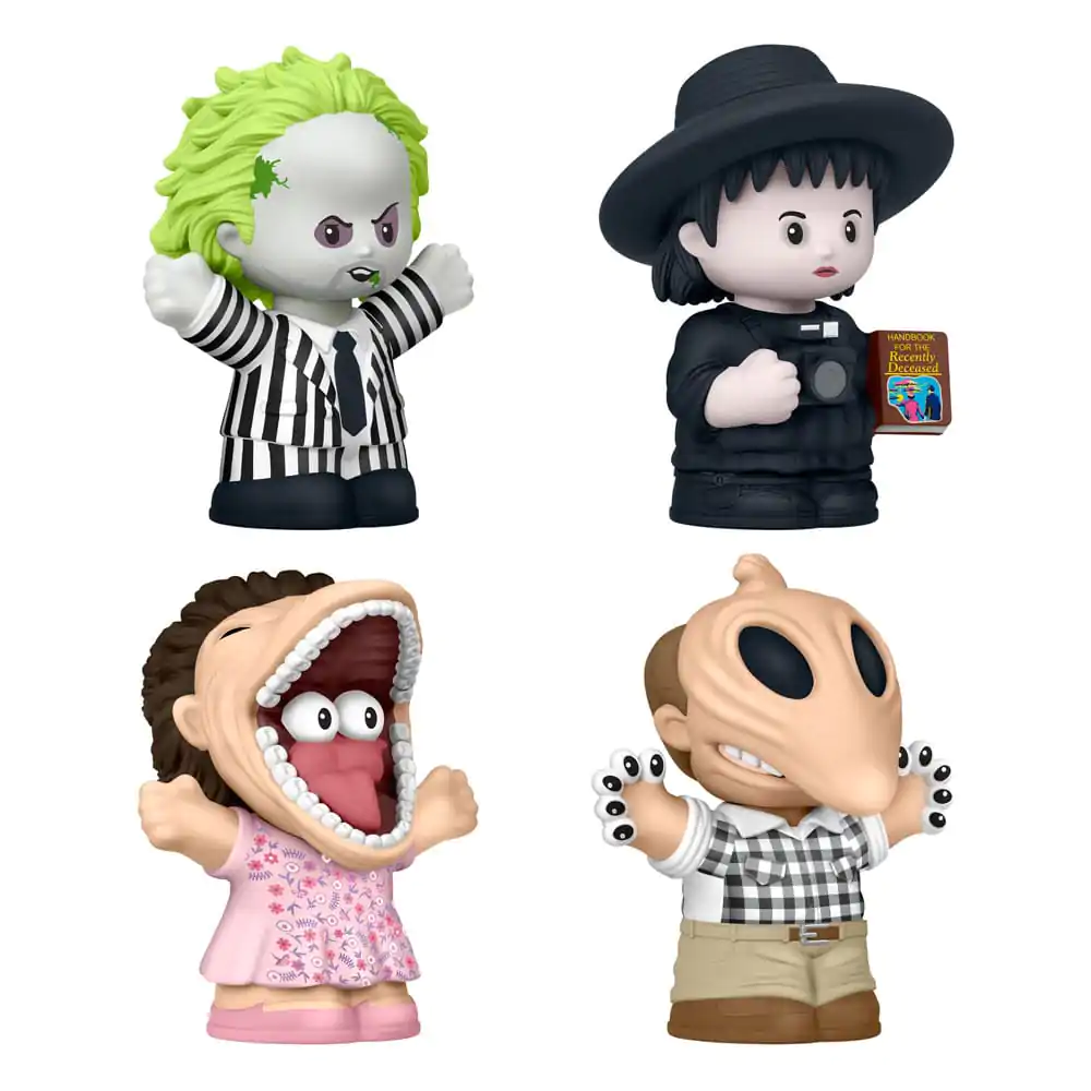 Beetlejuice Fisher-Price Little People Collector Mini Figuren 4er-Pack 7 cm Produktfoto