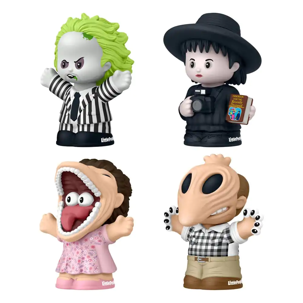Beetlejuice Fisher-Price Little People Collector Mini Figuren 4er-Pack 7 cm Produktfoto